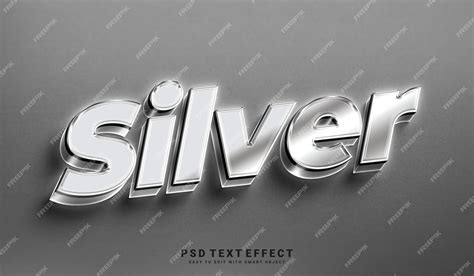 Silver Text Images .